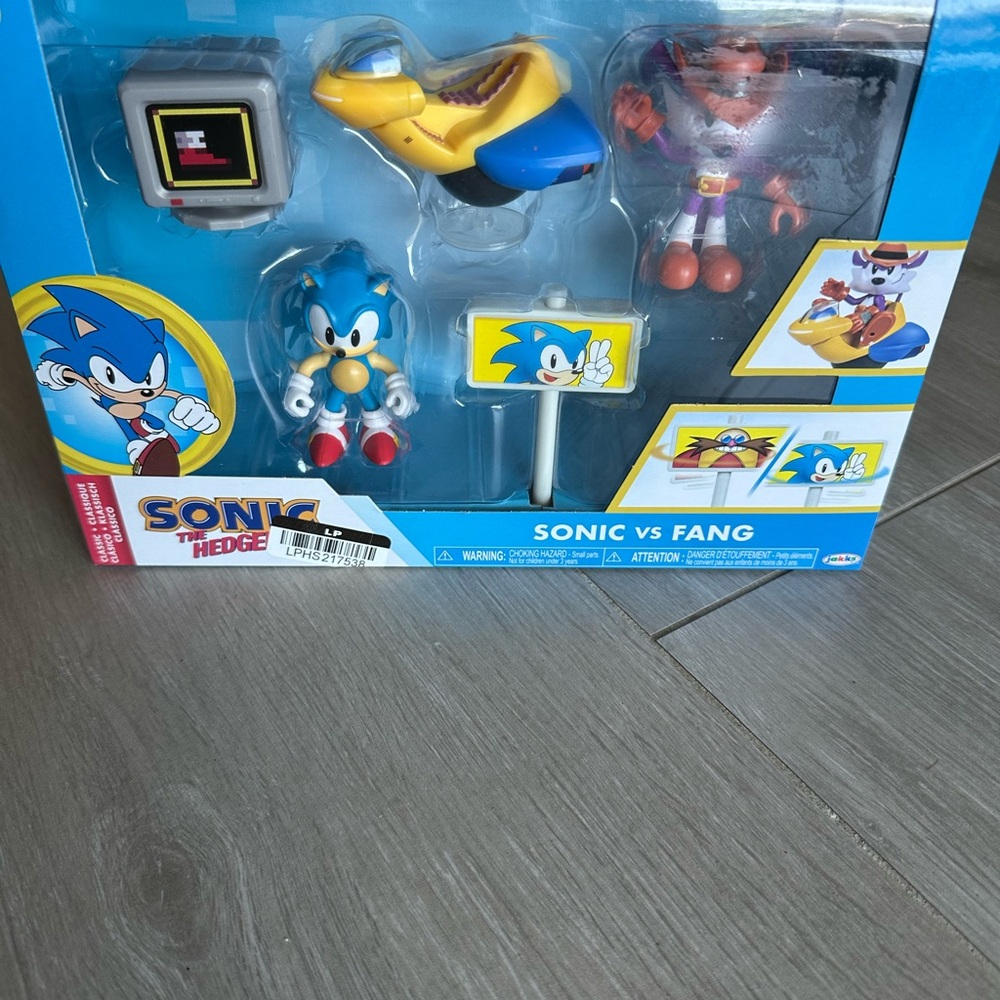 Sonic the Hedgehog Sonic vs Fang Figure Set